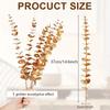 10 Pieces Set Simulated Golden Flower Home Decoration, Hotel Bathroom Living Room Decoration, Eucalyptus Flower