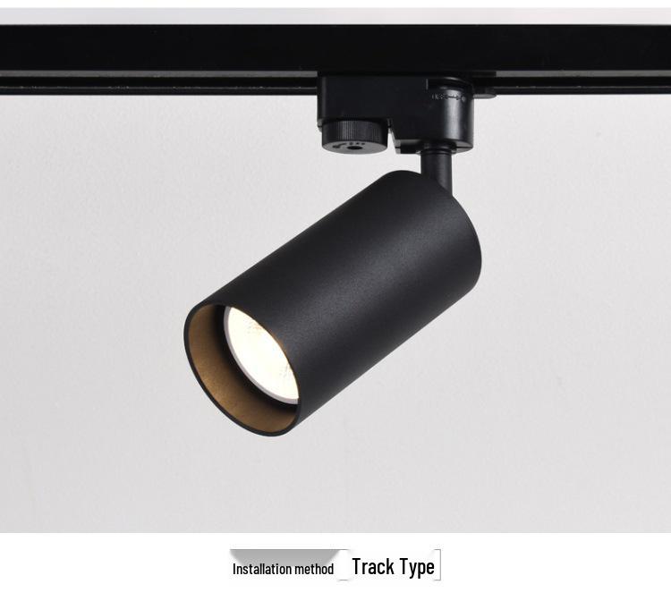 Nordic Rose Gold LED Track Spotlight, 7W Surface Mounted Ceiling and Background Wall Display Light.