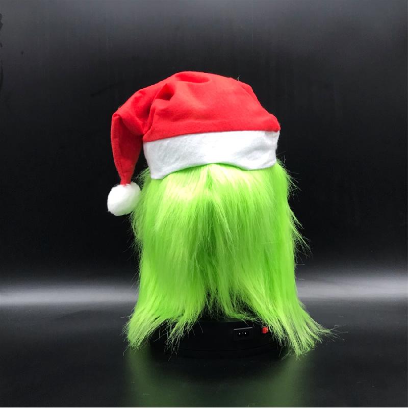 Set Costum Complet Verde (Mască + Pălărie + 2 Mănuși) - Pentru Halloween și petreceri tematice