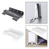 Wall Mount Console Bracket Set Gaming Shelf Detachable Accessories, Metal Rack Host