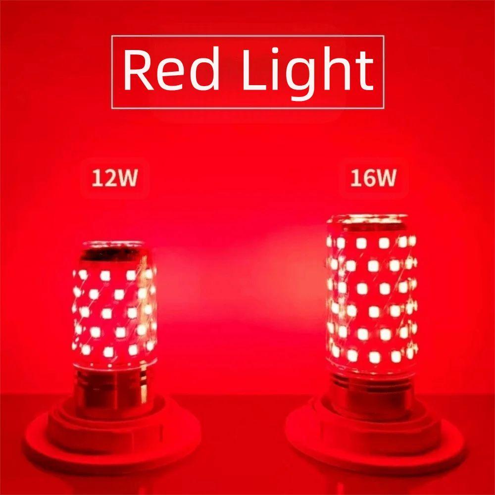 Bright PC Corn Lights Red Aluminum Lantern Light Bulb No Flicker Replace LED Bulbs Festival Lighting
