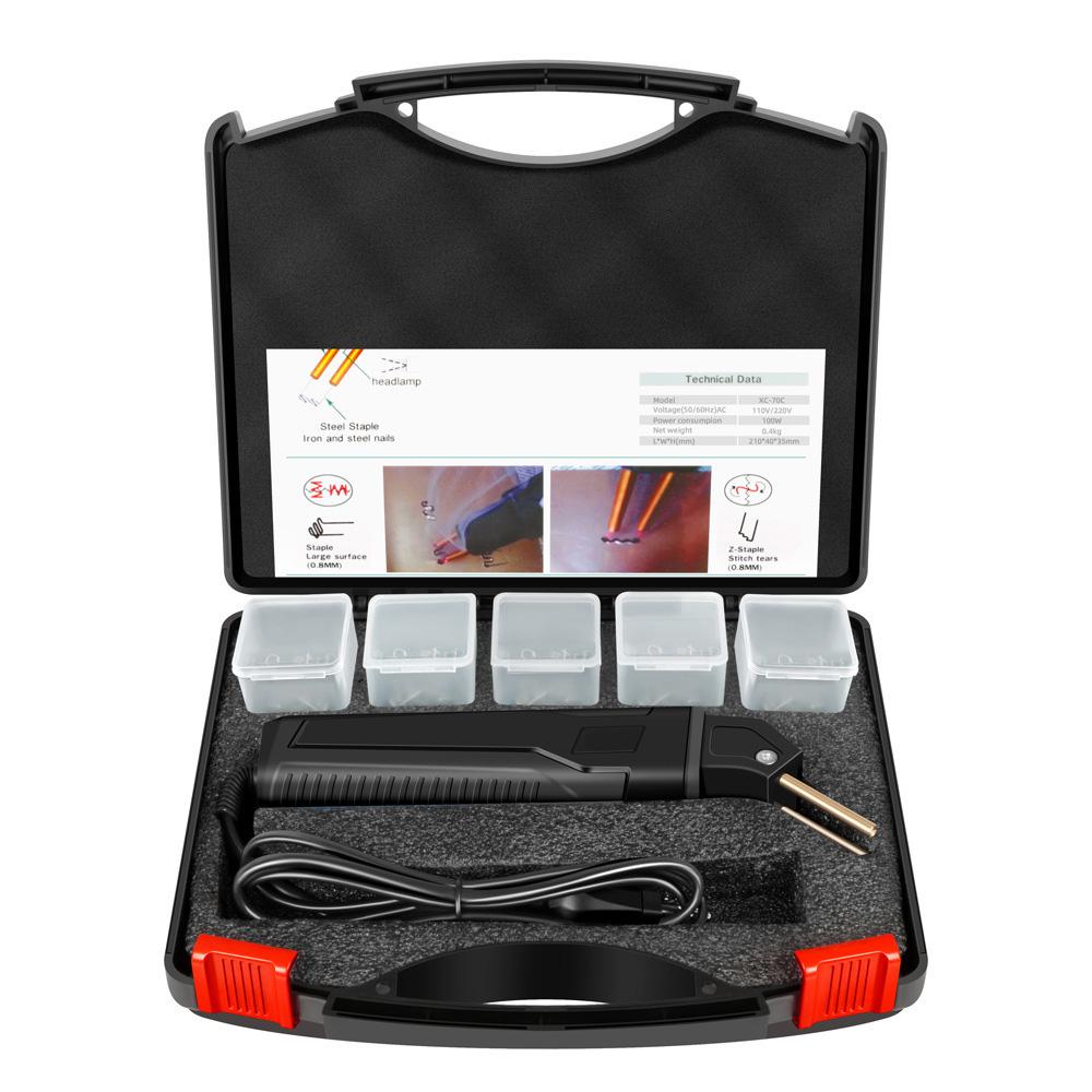 1set Plastic Welding Machine Auto Bumper Repair Kit Fast Heat Welder For Auto Repairs Electric Vehicle Shells Toys Repairs