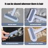 3 In 1 Long Handle Pet Hair Remover Brush Adjustable Window Screen Cleaning Tool for Sofa Carpet and Household Fur Removal