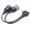 J1939 9pin & J1708 6pin Splitter Y-Cable para Truck Freightliners GPS ELD Trackers Conector de diagnóstico OBD2