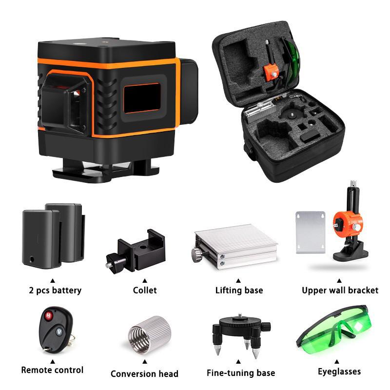 Infrared 16-Line High Precision Green Light Level for Wall & Floor Mounting