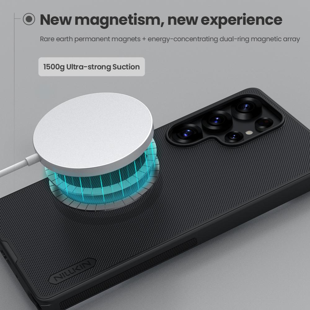 NILLKIN Για Samsung Galaxy S25 Ultra Θήκη Τηλεφώνου Super Frosted Shield Pro Μαγνητικό Πίσω Κάλυμμα