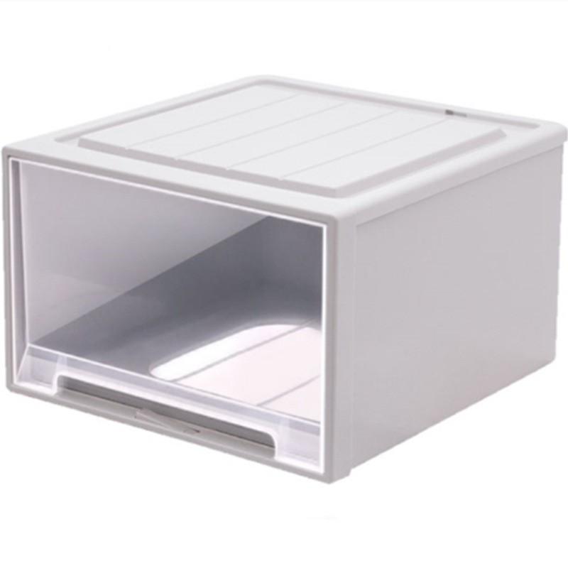 Modular Drawer Storage Box Set Clothes Organizing Bedroom Closet Non-Assembly PP Plastic Organizer Bin