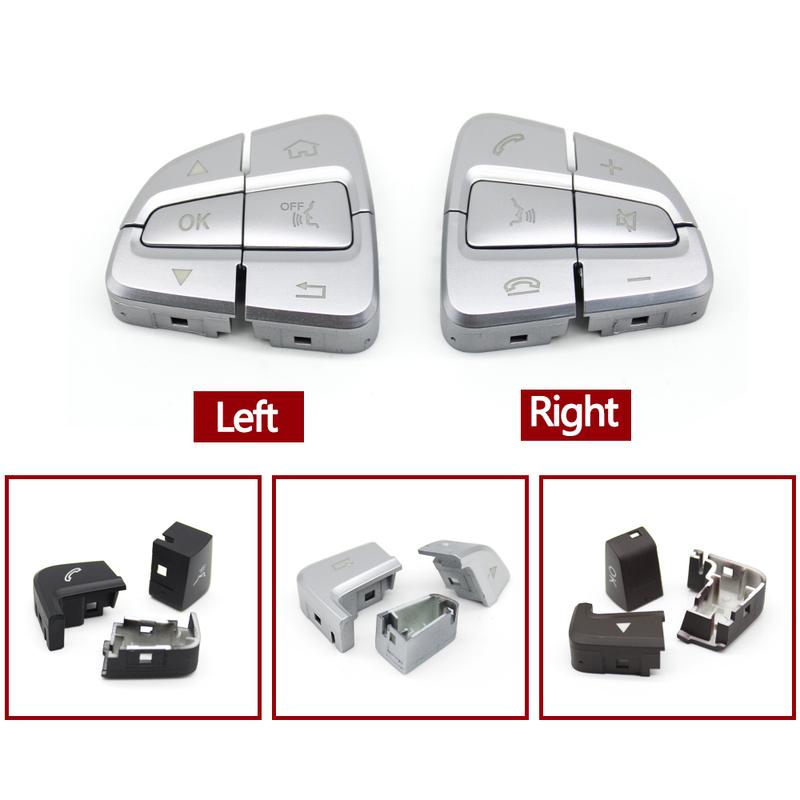 W205 W253 Car Steering Wheel Switch Button Volume Phone Multi-function Switch Buttons For BENZ C GLC Class C180 C200 C300 GLC300