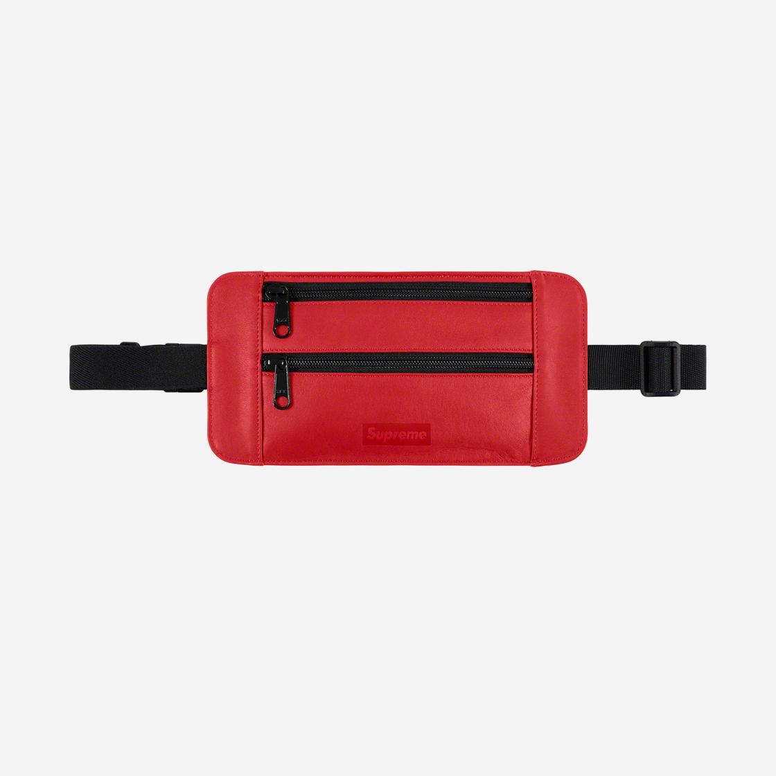 

Supreme Leather Waist Shoulder Pouch Red 19SS -