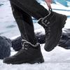 Men's Snow Boots Waterproof Sneakers Super Warm Plush Women Boots Outdoor Non-slip Couple Hiking Boots Work Shoes Winter