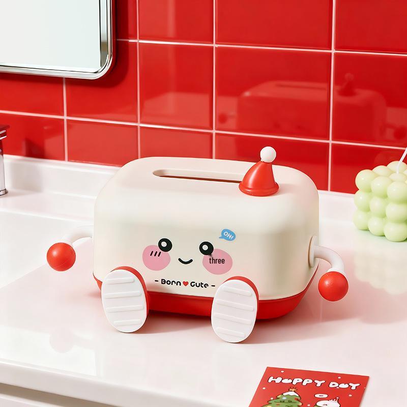 

Cute Cartoon Tissue Box: Creative High-End Napkin Holder for Living Room Coffee Table