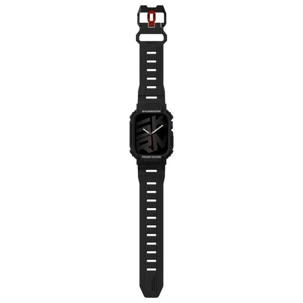 Hülle für Apple Watch 45mm Skinarma Mecha Schwarz