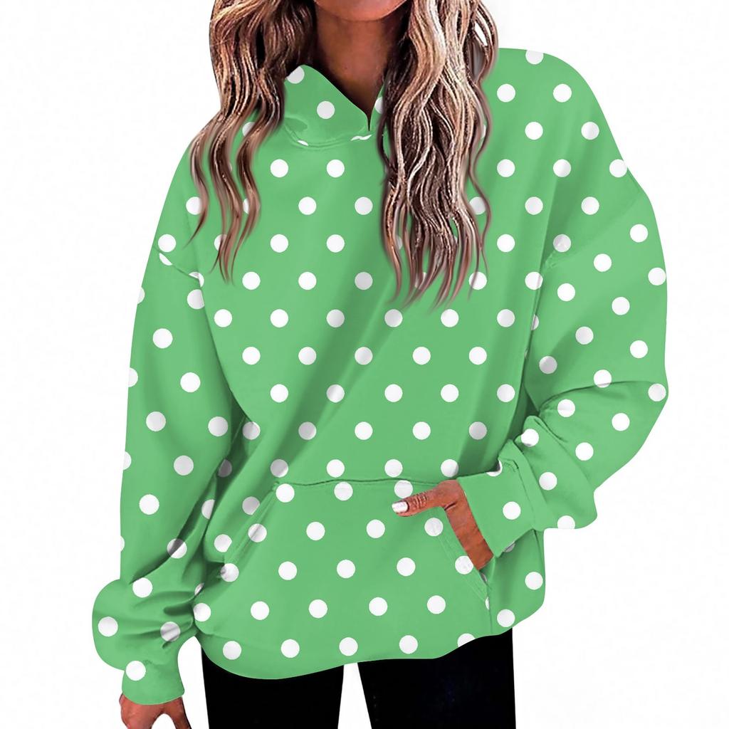 Women's Fashion Daily  Casual V-Neck Long Sleeve Printed Top