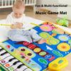 6612 3 in 1 Kids Musical Dance Mat Piano Drum Play Mat Educational Toy for Early Learning