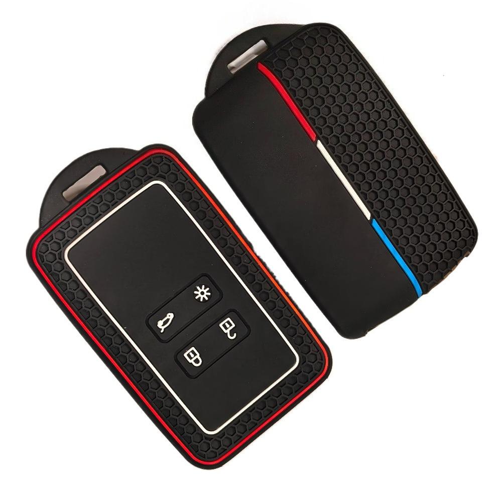 Silicone Key Case Cover For Renault Austral Captur Arkana Koleos Zoe Scenic Dacia Sandero Duster Logan Jogger Kadjar Clio Megane