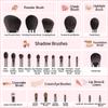 OVW Natural Makeup Brushes Set Eyeshadow Make Up Brush Goat Hair Kit for Makeup Nabor Kistey Blending  Pinceaux Maquillage