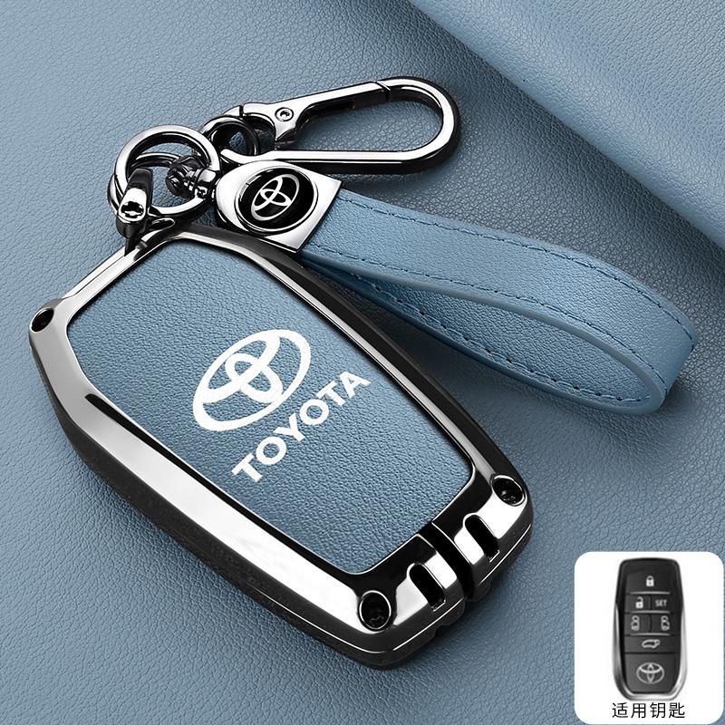 Car Smart Remote Key Case Cover Bag For Toyota Vellfire Alphard 30 Series 2 Voxy Noah Esquire Harrier Previa Keyring Accessories WI2