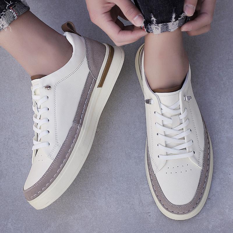 Fashion New Trend Walking Shoes Italian Breathable Leisure Men Sneakers Non-slip Men Casual Footwear Luxury Brand Male Vulcanized Shoes