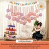 Xiaohongshu First Birthday Balloon Decoration Set for Boys and Girls: Party Background Scene Arrangement