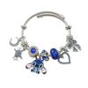Adjustable Blue Anime Cartoon Bracelet Hair Accessory For Straight Hair Styling Fashionable Trendy