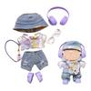 HXLGR Doll Fashion Set for 15-17cm Dolls with Clothing and Accessories Purple