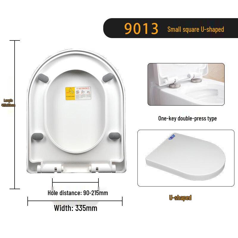 

XuanYong Soft-Close Quick-Release PP Toilet Seat
