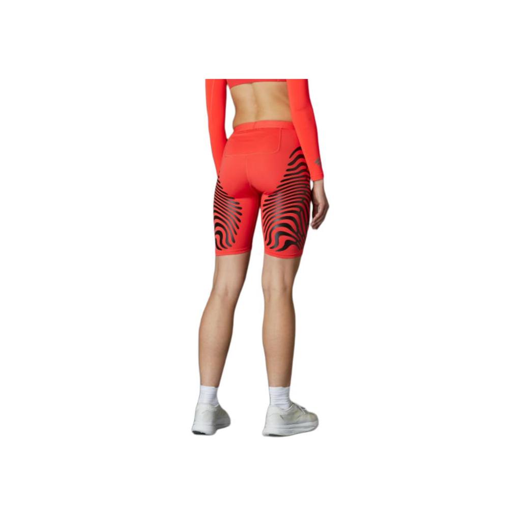 Adidas Adizero Control Comfortable Mid-Rise Slim Fit Three-Quarter Casual Shorts Women Shorts Red Black IX8977