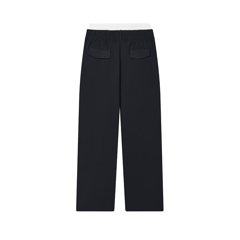 New FILA EMERALD Knitted Sweatpants Women's Midnight Blue F11W524601F-NV