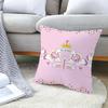 Cartoon Animal Print Car Cushion Cover Dog Head Sofa Pillow Cover Home