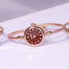 Watch Women's Open Bracelet Watch Temperament Decorative Watch Simple Niche Quartz Watch