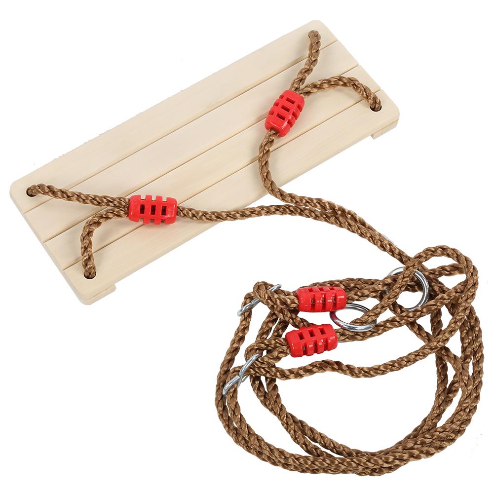 Hanging Wooden Swings Outdoor Indoor Garden Yard Swing for Adult Kid Children