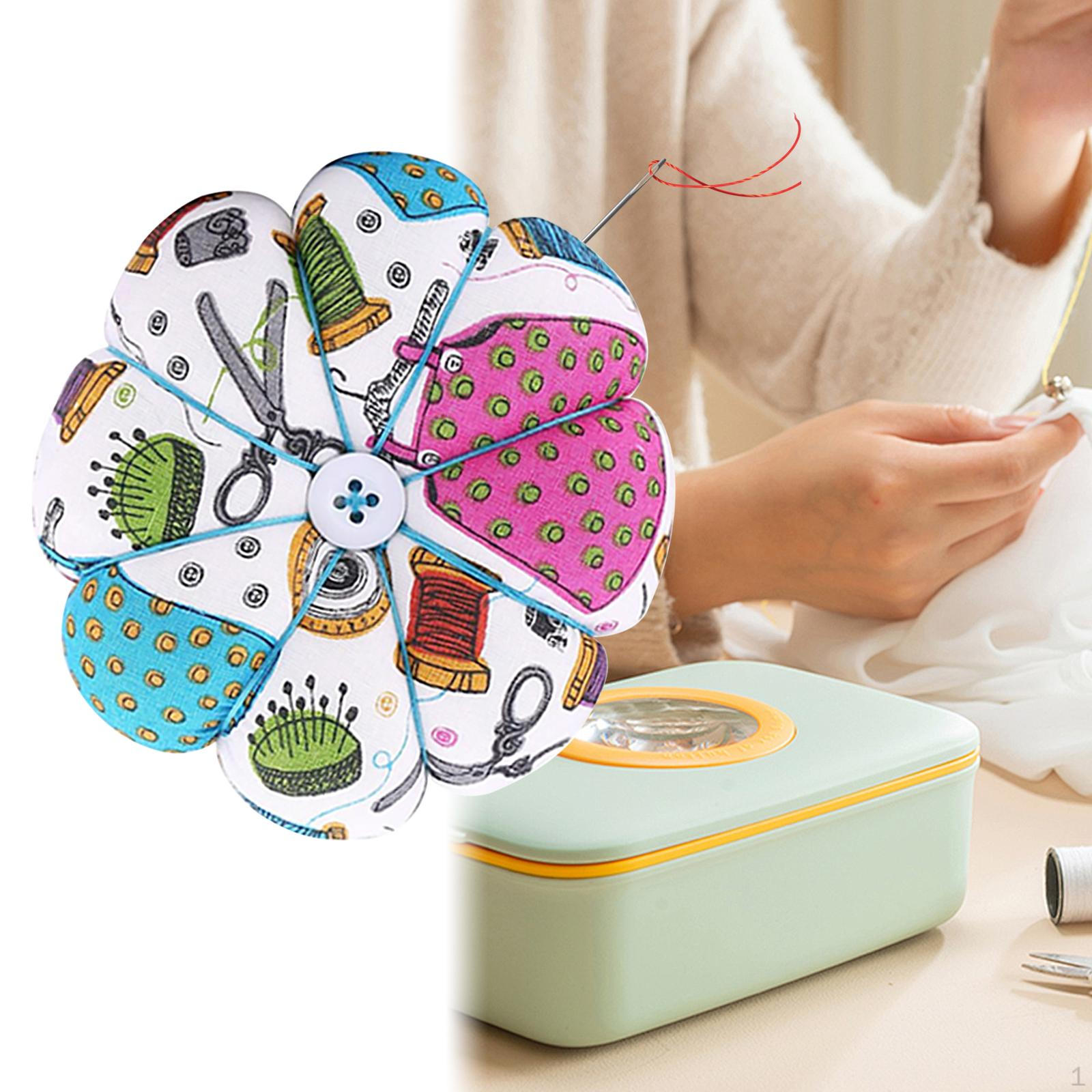 

Подушечка для иголок в виде тыквы, держатель для иголок, легкая портативная прочная подушечка для иголок для начинающих, шитье Colorful