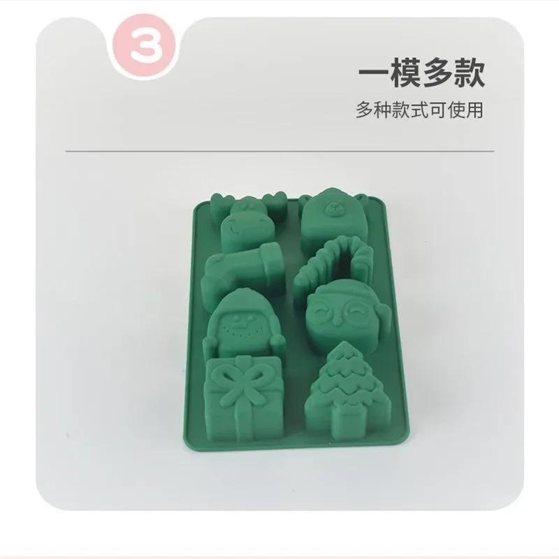 Christmas Chocolate Mold Music Note Silicone Cake Mold Design Biscuit Chocolate Baking Mold DIY