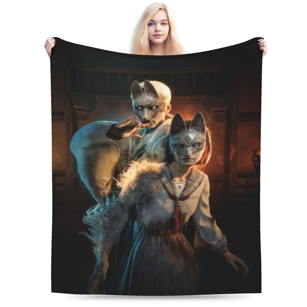 silent hill f horror game 2025 Accessories Blanket Ultra-Soft Fleece Throw Blanket Cozy Bedspread