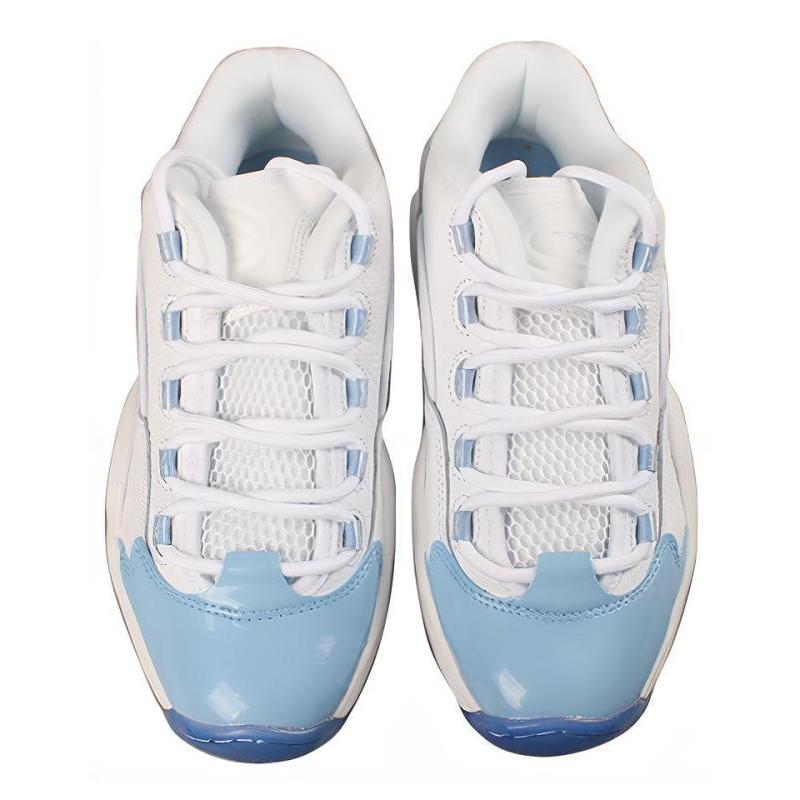 Reebok Question Low Patent Toe Carolina Blue Sneakers FX5000