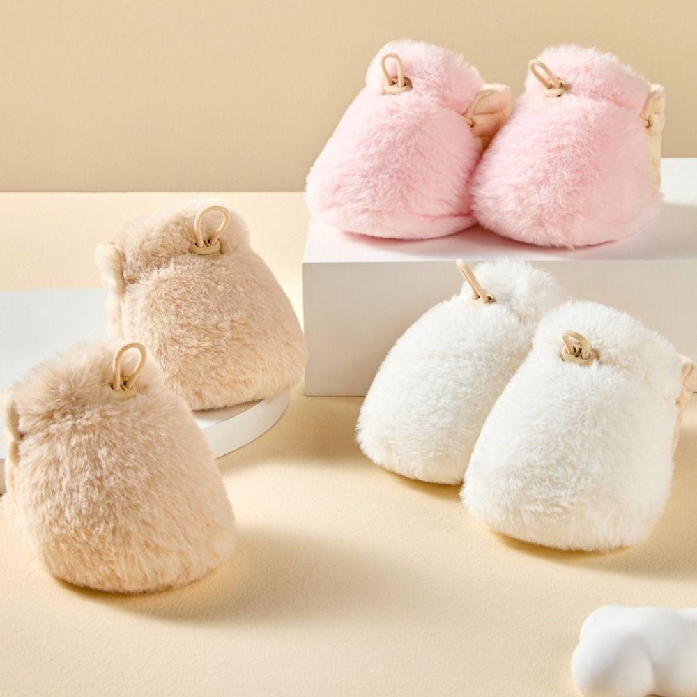 Bottes de berceau en peluche pour bébé et tout-petit, chaussettes chaudes antidérapantes, pantoufles décontractées, chaussures pour nouveau-né, filles, garçons