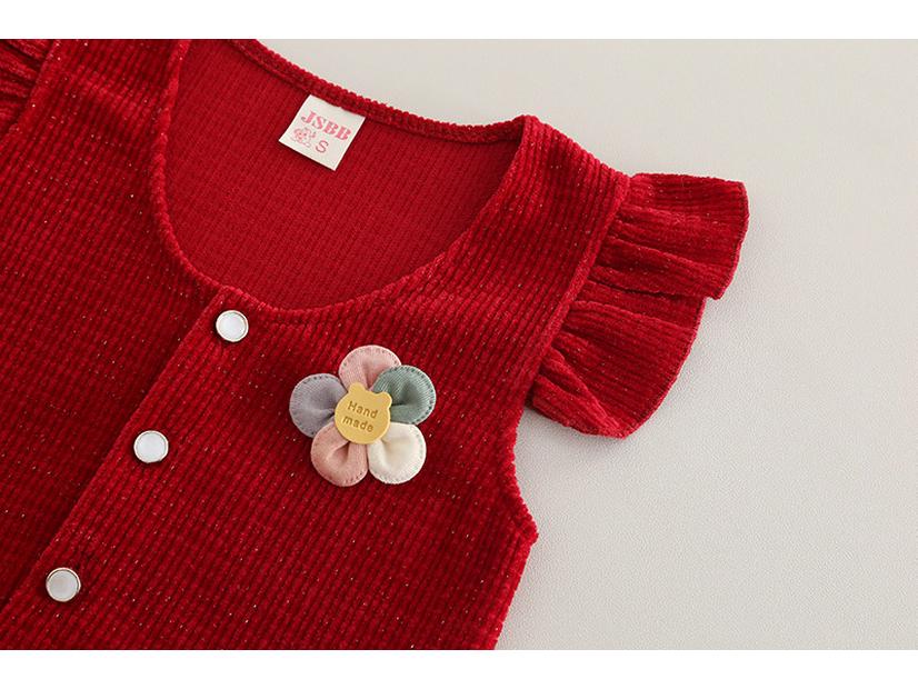 Korean Style Girls' Spring Outfit: Casual Long Sleeve Three-Piece Set