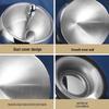 Hanlu 304 Stainless Steel Slanted Serving Bowl