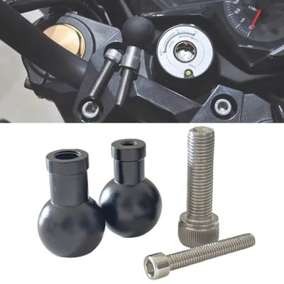17mm/25mm Ball Head Adapter Easy Adjustment M6/M8/M10 Bolt Ball Head Adapter Phone Holder Car Bracket Accessories