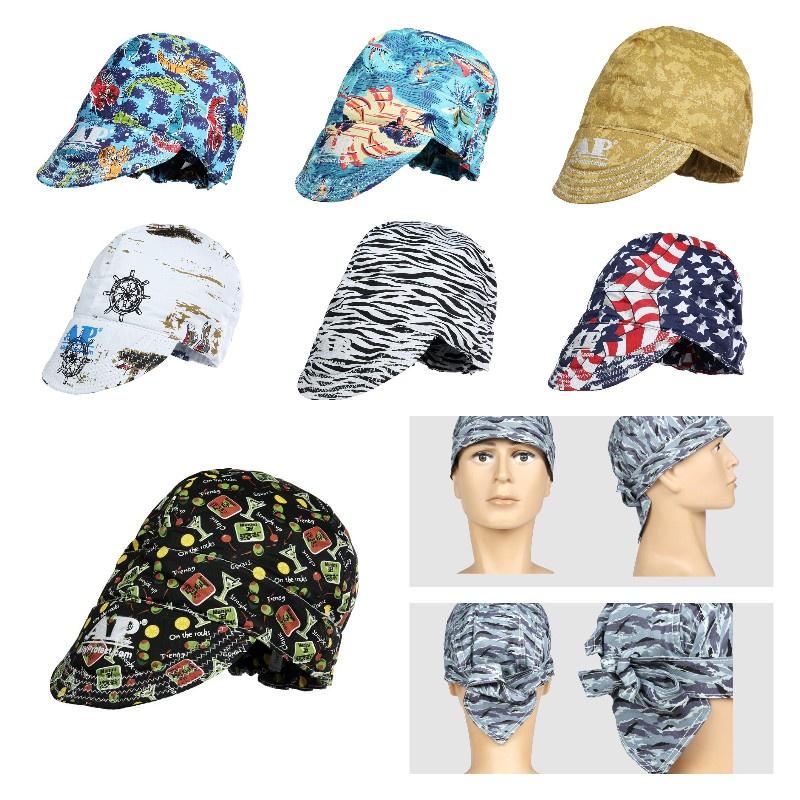 Umfriend Breathable Cotton Welding Cap With Heat Resistance And Dust Protection
