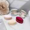 Divided Compartments Oval Velvet Jewelry Box Oval Shape Ring Earring Necklace Box Anniversary Gift