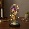 Creative Romantic Artificial Rose Light Realistic Luminous Eternal Rose Lamp Decorative LED Flower Light Valentine's Day