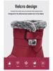 Women's Fleece-Lined Snow Boots - Plus Size, Polyurethane, Long Tube, Warm, and Cold-Proof