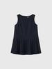 General Idea Pleated Skirt Mini Dress [Navy] / Gf1Lop503