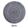 Round Table Mat Woven Ramie Placemats Anti Slip Dining Table Mats Non-Slip Tableware Bowl Pads Kitchen Drink Cup Coasters