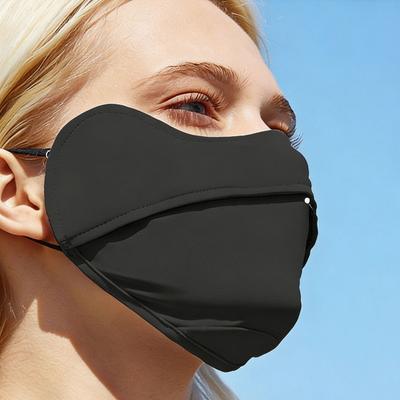 Women Summer Outdoor Sports Neck Scarf UV Protection Ice Silk Face Mask