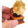 Decaf Miniature Mini House Phonograph Model Unique Design for Mini Resin