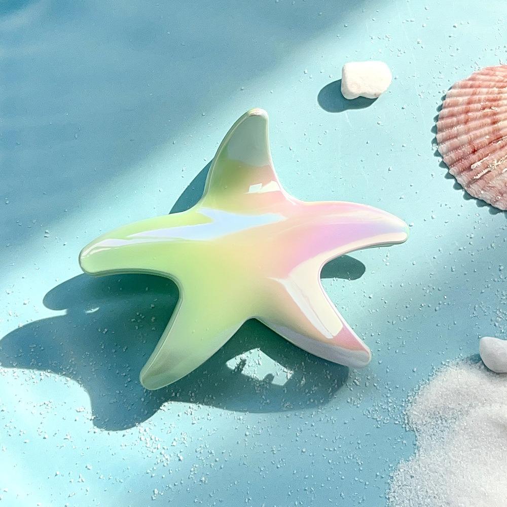 Gradient Color Girl's Hair Clip Ocean Headwear New Starfish Hair Claw Clips  Headdress