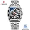 Stainless Steel Watch Case CHENXI Men Skeleton Japan Movement Watches Men's Bracelet Automatic Mechanical Male Wrist Watch