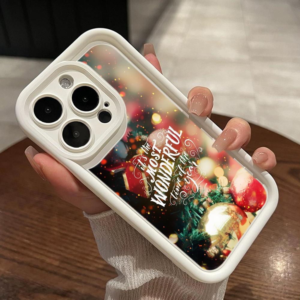 Sky Eye Ladder Soft Case für Samsung A06 A15 A25 A35 A55 A14 A24 A34 S23 S24 FE Alle Samsung Modelle Handyhüllen Cover NY43 Weihnachten Frohes Neues Jahr Kunst